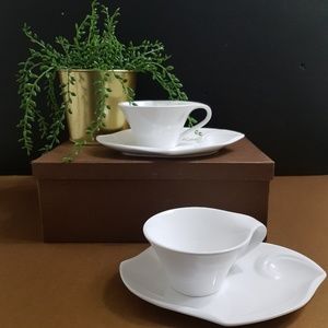 Boxed Gift Set Ceramic Tea Cup & Saucer